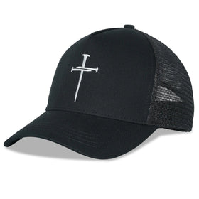 Christian Gifts for Men Religious Gifts Jesus Christian Faith Nail Cross Mesh Hat for Women